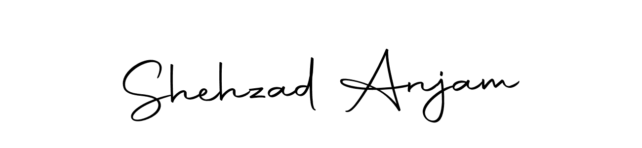 Similarly Autography-DOLnW is the best handwritten signature design. Signature creator online .You can use it as an online autograph creator for name Shehzad Anjam. Shehzad Anjam signature style 10 images and pictures png