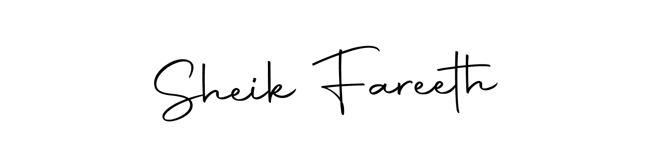 Sheik Fareeth stylish signature style. Best Handwritten Sign (Autography-DOLnW) for my name. Handwritten Signature Collection Ideas for my name Sheik Fareeth. Sheik Fareeth signature style 10 images and pictures png