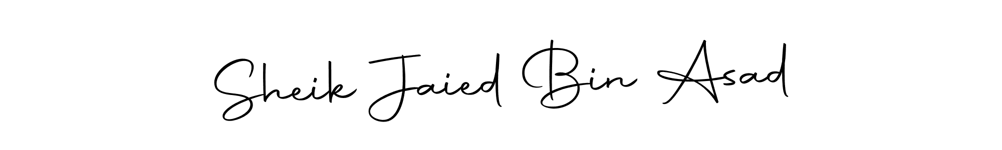 Make a beautiful signature design for name Sheik Jaied Bin Asad. Use this online signature maker to create a handwritten signature for free. Sheik Jaied Bin Asad signature style 10 images and pictures png