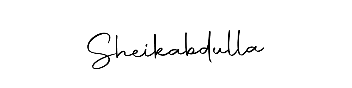 How to make Sheikabdulla signature? Autography-DOLnW is a professional autograph style. Create handwritten signature for Sheikabdulla name. Sheikabdulla signature style 10 images and pictures png