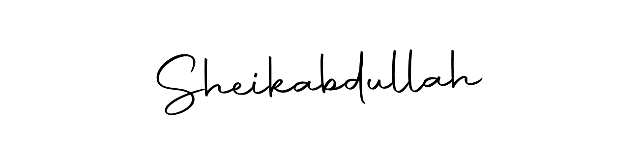 Make a beautiful signature design for name Sheikabdullah. Use this online signature maker to create a handwritten signature for free. Sheikabdullah signature style 10 images and pictures png