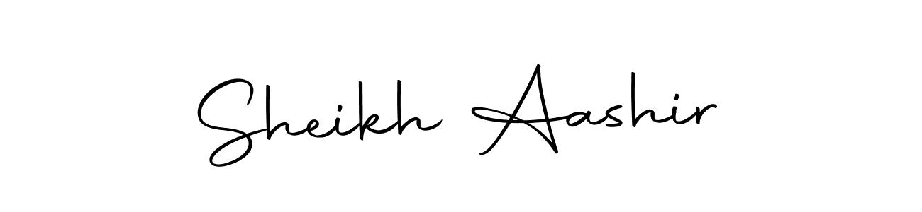 Similarly Autography-DOLnW is the best handwritten signature design. Signature creator online .You can use it as an online autograph creator for name Sheikh Aashir. Sheikh Aashir signature style 10 images and pictures png