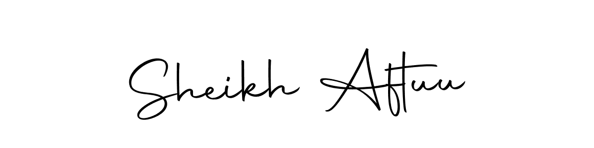 How to make Sheikh Aftuu signature? Autography-DOLnW is a professional autograph style. Create handwritten signature for Sheikh Aftuu name. Sheikh Aftuu signature style 10 images and pictures png