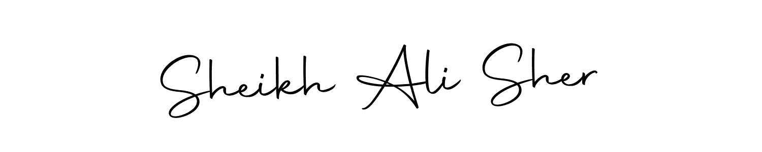 You should practise on your own different ways (Autography-DOLnW) to write your name (Sheikh Ali Sher) in signature. don't let someone else do it for you. Sheikh Ali Sher signature style 10 images and pictures png