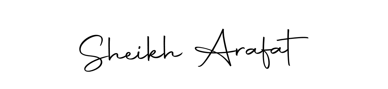 You should practise on your own different ways (Autography-DOLnW) to write your name (Sheikh Arafat) in signature. don't let someone else do it for you. Sheikh Arafat signature style 10 images and pictures png