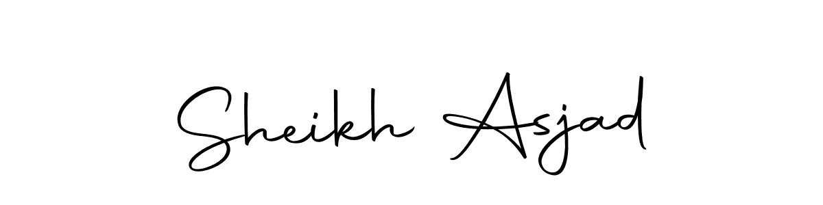 Design your own signature with our free online signature maker. With this signature software, you can create a handwritten (Autography-DOLnW) signature for name Sheikh Asjad. Sheikh Asjad signature style 10 images and pictures png