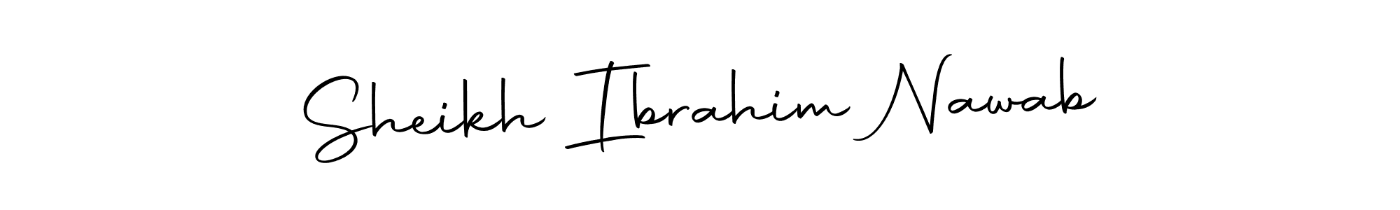 You can use this online signature creator to create a handwritten signature for the name Sheikh Ibrahim Nawab. This is the best online autograph maker. Sheikh Ibrahim Nawab signature style 10 images and pictures png