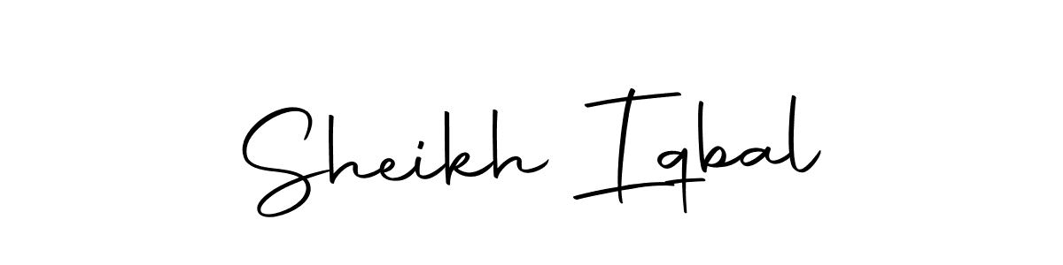 Use a signature maker to create a handwritten signature online. With this signature software, you can design (Autography-DOLnW) your own signature for name Sheikh Iqbal. Sheikh Iqbal signature style 10 images and pictures png