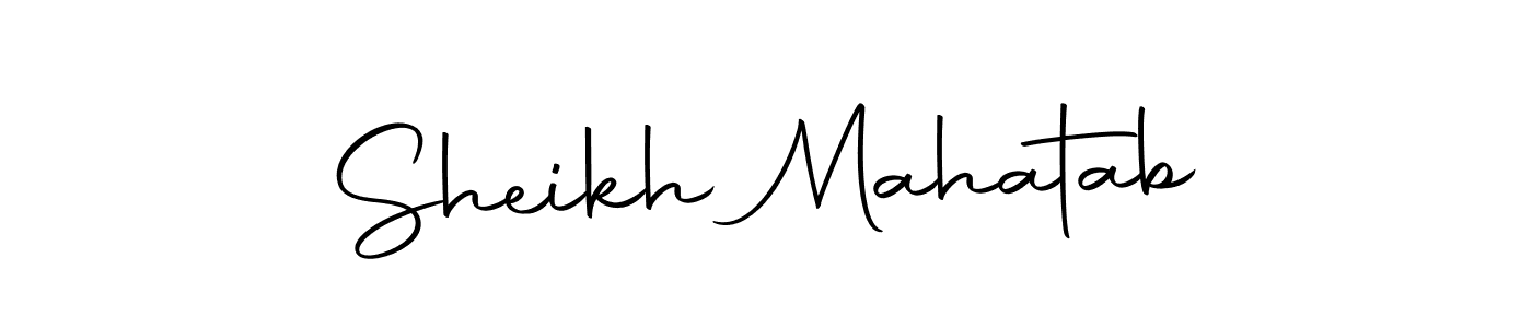 You should practise on your own different ways (Autography-DOLnW) to write your name (Sheikh Mahatab) in signature. don't let someone else do it for you. Sheikh Mahatab signature style 10 images and pictures png