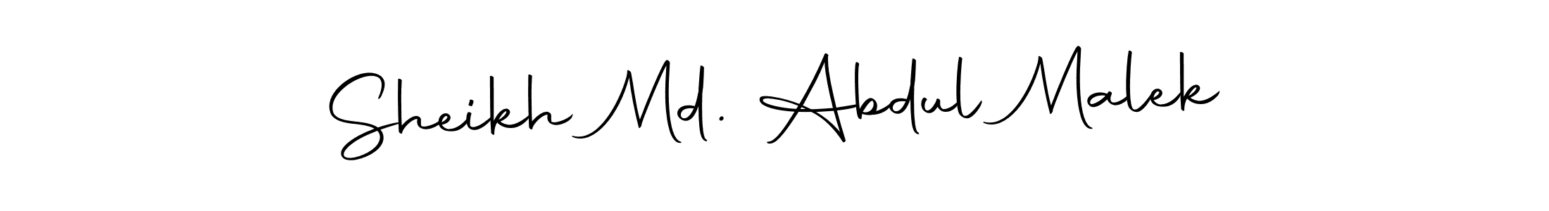 Similarly Autography-DOLnW is the best handwritten signature design. Signature creator online .You can use it as an online autograph creator for name Sheikh Md. Abdul Malek. Sheikh Md. Abdul Malek signature style 10 images and pictures png