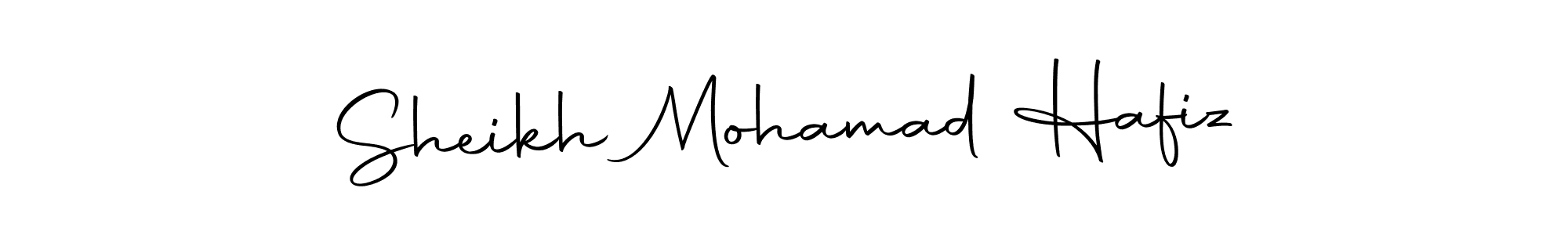 Create a beautiful signature design for name Sheikh Mohamad Hafiz. With this signature (Autography-DOLnW) fonts, you can make a handwritten signature for free. Sheikh Mohamad Hafiz signature style 10 images and pictures png