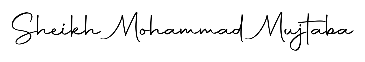 Practice writing Sheikh Mohammad Mujtaba with the flow of Autography-DOLnW lettering. A fantastic source of inspiration for developing your personal signature style. Sheikh Mohammad Mujtaba signature style 10 images and pictures png