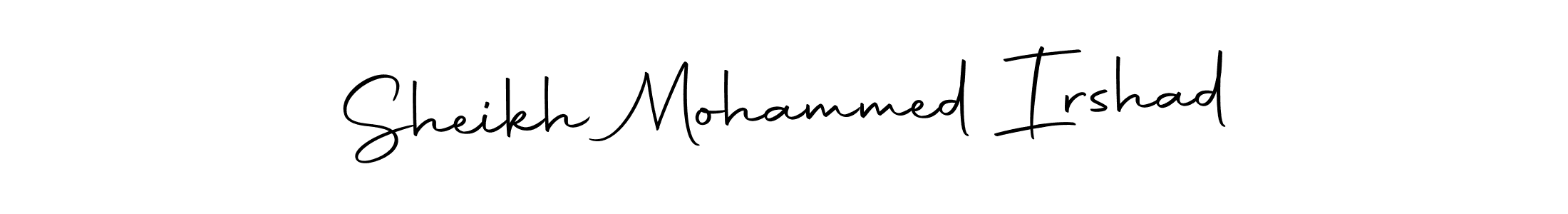 Use a signature maker to create a handwritten signature online. With this signature software, you can design (Autography-DOLnW) your own signature for name Sheikh Mohammed Irshad. Sheikh Mohammed Irshad signature style 10 images and pictures png