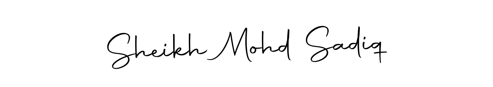 This is the best signature style for the Sheikh Mohd Sadiq name. Also you like these signature font (Autography-DOLnW). Mix name signature. Sheikh Mohd Sadiq signature style 10 images and pictures png