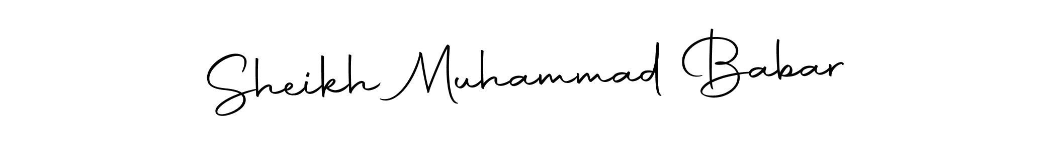 You can use this online signature creator to create a handwritten signature for the name Sheikh Muhammad Babar. This is the best online autograph maker. Sheikh Muhammad Babar signature style 10 images and pictures png