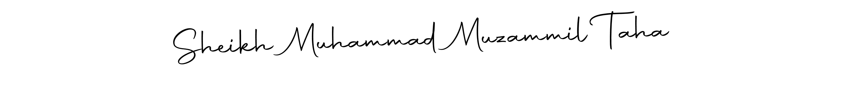 It looks lik you need a new signature style for name Sheikh Muhammad Muzammil Taha. Design unique handwritten (Autography-DOLnW) signature with our free signature maker in just a few clicks. Sheikh Muhammad Muzammil Taha signature style 10 images and pictures png