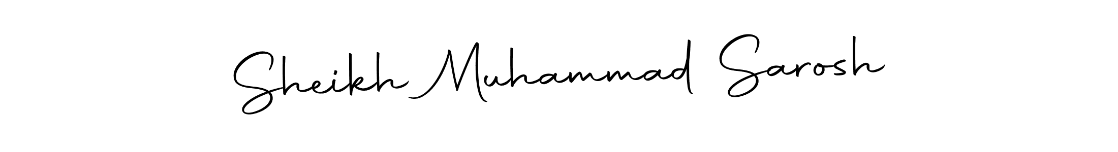 Use a signature maker to create a handwritten signature online. With this signature software, you can design (Autography-DOLnW) your own signature for name Sheikh Muhammad Sarosh. Sheikh Muhammad Sarosh signature style 10 images and pictures png