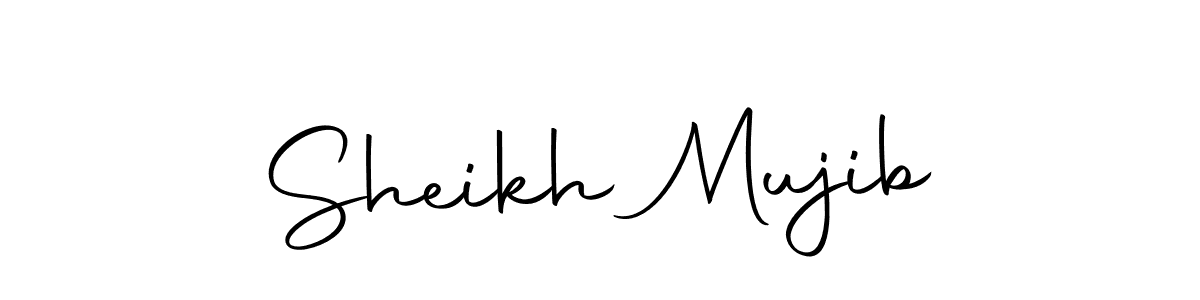 Use a signature maker to create a handwritten signature online. With this signature software, you can design (Autography-DOLnW) your own signature for name Sheikh Mujib. Sheikh Mujib signature style 10 images and pictures png