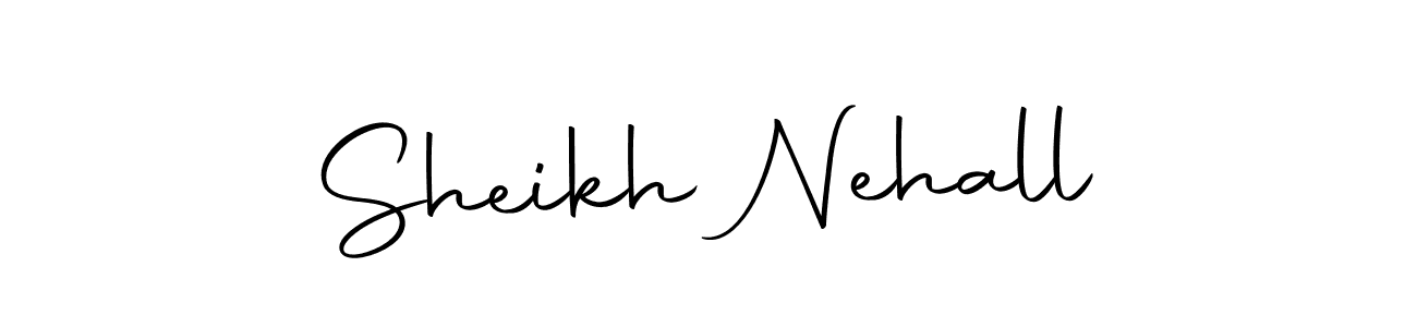 Make a beautiful signature design for name Sheikh Nehall. With this signature (Autography-DOLnW) style, you can create a handwritten signature for free. Sheikh Nehall signature style 10 images and pictures png