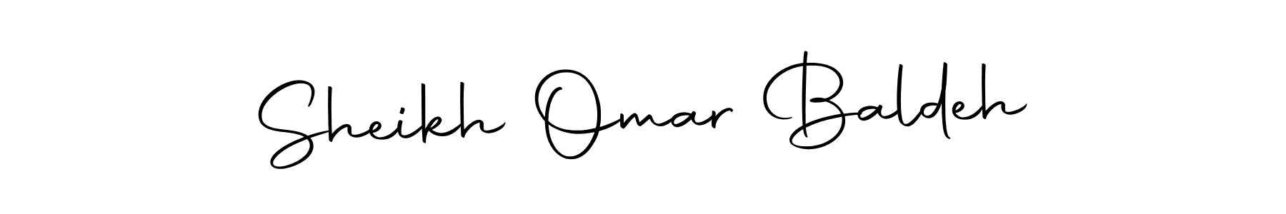 The best way (Autography-DOLnW) to make a short signature is to pick only two or three words in your name. The name Sheikh Omar Baldeh include a total of six letters. For converting this name. Sheikh Omar Baldeh signature style 10 images and pictures png