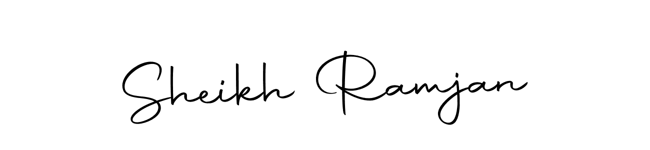 Also we have Sheikh Ramjan name is the best signature style. Create professional handwritten signature collection using Autography-DOLnW autograph style. Sheikh Ramjan signature style 10 images and pictures png