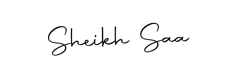 How to make Sheikh Saa name signature. Use Autography-DOLnW style for creating short signs online. This is the latest handwritten sign. Sheikh Saa signature style 10 images and pictures png