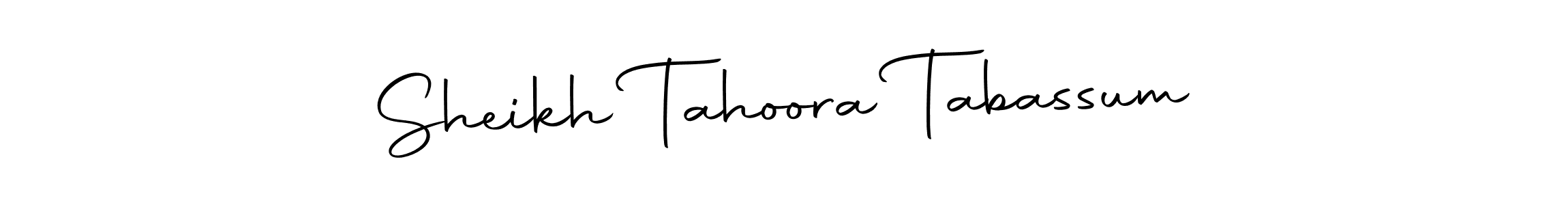 Use a signature maker to create a handwritten signature online. With this signature software, you can design (Autography-DOLnW) your own signature for name Sheikh Tahoora Tabassum. Sheikh Tahoora Tabassum signature style 10 images and pictures png