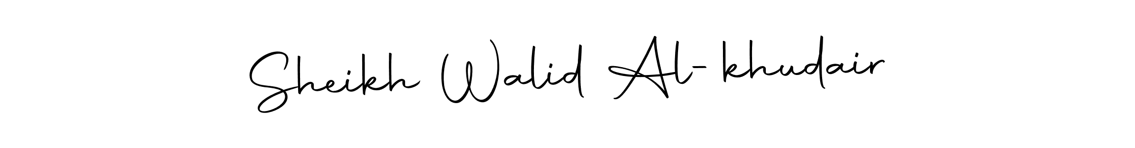 Also You can easily find your signature by using the search form. We will create Sheikh Walid Al-khudair name handwritten signature images for you free of cost using Autography-DOLnW sign style. Sheikh Walid Al-khudair signature style 10 images and pictures png