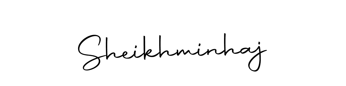 Make a beautiful signature design for name Sheikhminhaj. With this signature (Autography-DOLnW) style, you can create a handwritten signature for free. Sheikhminhaj signature style 10 images and pictures png