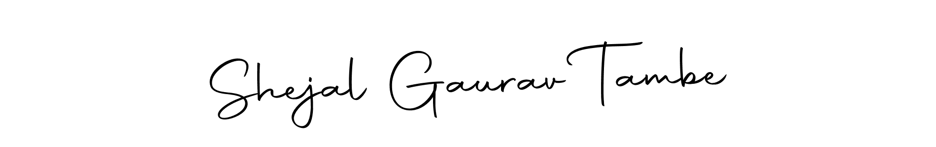Use a signature maker to create a handwritten signature online. With this signature software, you can design (Autography-DOLnW) your own signature for name Shejal Gaurav Tambe. Shejal Gaurav Tambe signature style 10 images and pictures png