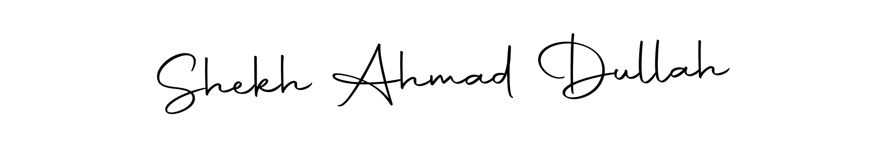 Make a beautiful signature design for name Shekh Ahmad Dullah. With this signature (Autography-DOLnW) style, you can create a handwritten signature for free. Shekh Ahmad Dullah signature style 10 images and pictures png