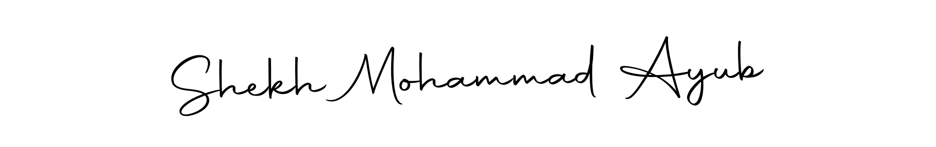 Also we have Shekh Mohammad Ayub name is the best signature style. Create professional handwritten signature collection using Autography-DOLnW autograph style. Shekh Mohammad Ayub signature style 10 images and pictures png