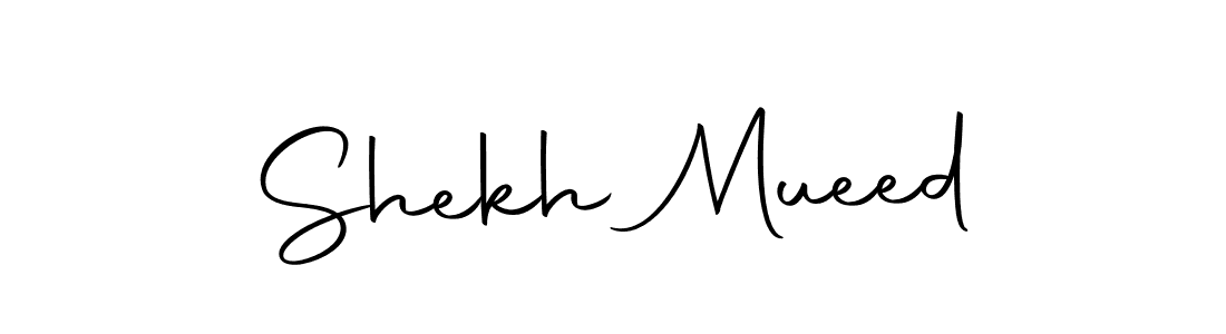 Make a beautiful signature design for name Shekh Mueed. Use this online signature maker to create a handwritten signature for free. Shekh Mueed signature style 10 images and pictures png