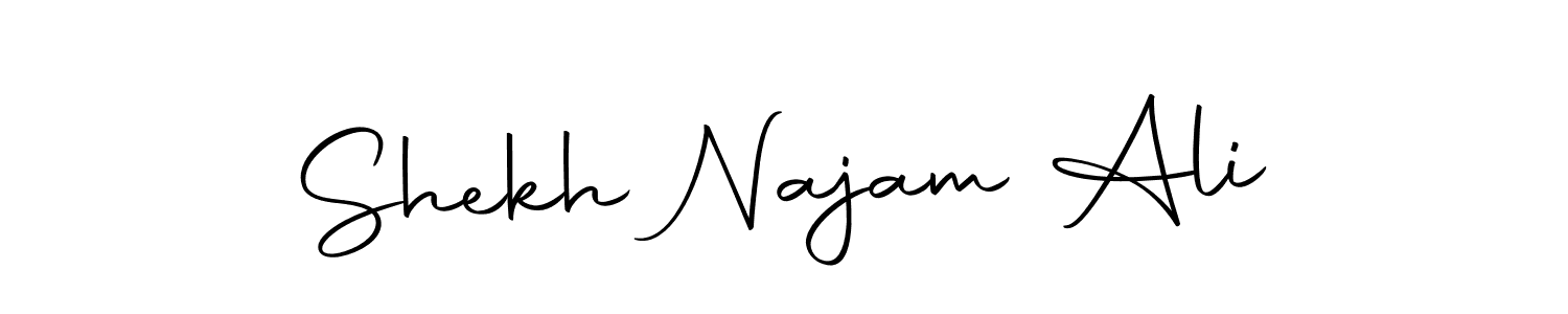 Make a beautiful signature design for name Shekh Najam Ali. With this signature (Autography-DOLnW) style, you can create a handwritten signature for free. Shekh Najam Ali signature style 10 images and pictures png