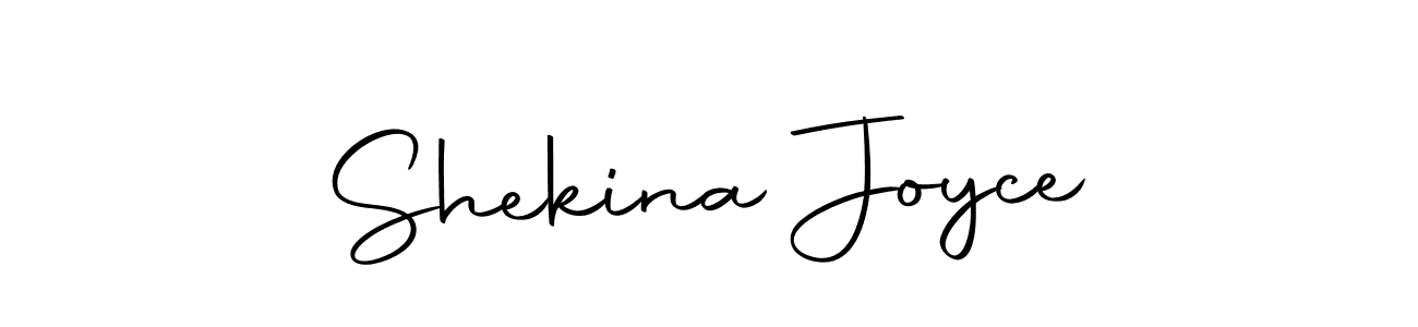 Create a beautiful signature design for name Shekina Joyce. With this signature (Autography-DOLnW) fonts, you can make a handwritten signature for free. Shekina Joyce signature style 10 images and pictures png