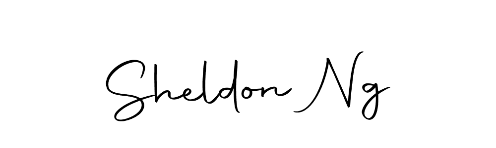 You should practise on your own different ways (Autography-DOLnW) to write your name (Sheldon Ng) in signature. don't let someone else do it for you. Sheldon Ng signature style 10 images and pictures png