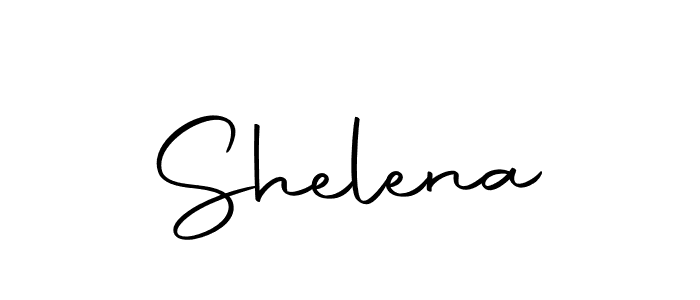 Use a signature maker to create a handwritten signature online. With this signature software, you can design (Autography-DOLnW) your own signature for name Shelena. Shelena signature style 10 images and pictures png