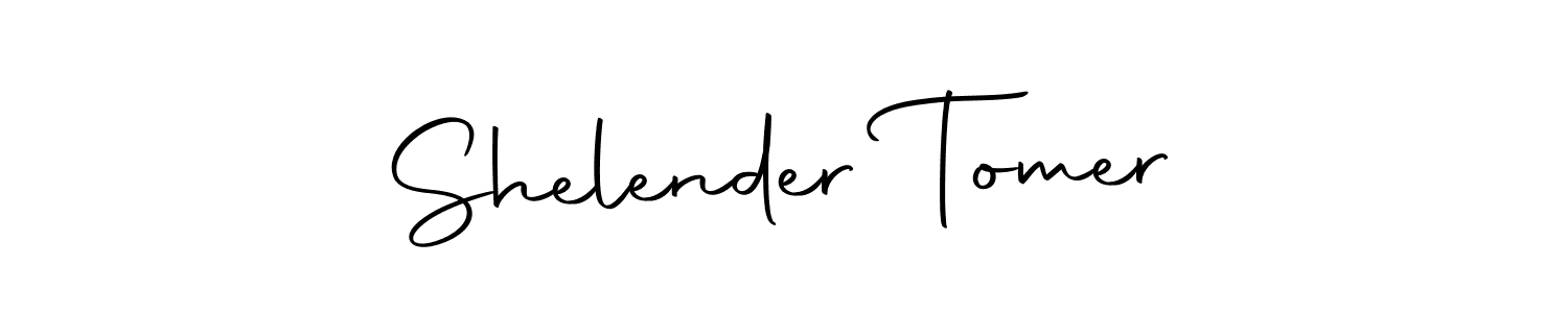 Shelender Tomer stylish signature style. Best Handwritten Sign (Autography-DOLnW) for my name. Handwritten Signature Collection Ideas for my name Shelender Tomer. Shelender Tomer signature style 10 images and pictures png