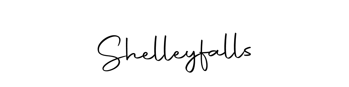 How to make Shelleyfalls name signature. Use Autography-DOLnW style for creating short signs online. This is the latest handwritten sign. Shelleyfalls signature style 10 images and pictures png