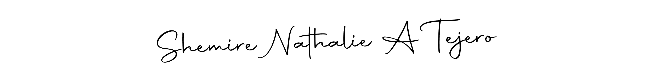 Make a beautiful signature design for name Shemire Nathalie A Tejero. With this signature (Autography-DOLnW) style, you can create a handwritten signature for free. Shemire Nathalie A Tejero signature style 10 images and pictures png