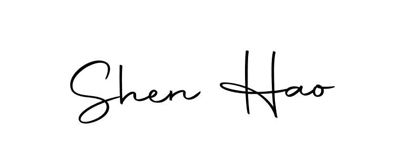 Use a signature maker to create a handwritten signature online. With this signature software, you can design (Autography-DOLnW) your own signature for name Shen Hao. Shen Hao signature style 10 images and pictures png