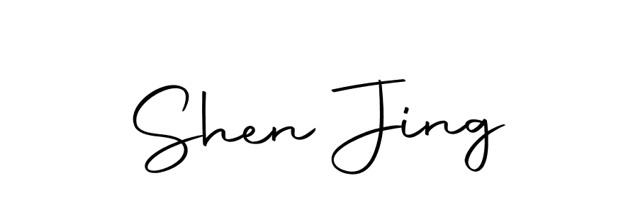 Shen Jing stylish signature style. Best Handwritten Sign (Autography-DOLnW) for my name. Handwritten Signature Collection Ideas for my name Shen Jing. Shen Jing signature style 10 images and pictures png