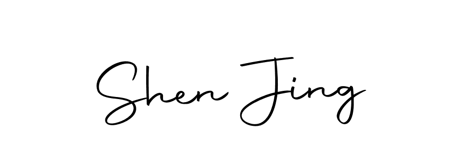 Shen Jing stylish signature style. Best Handwritten Sign (Autography-DOLnW) for my name. Handwritten Signature Collection Ideas for my name Shen Jing. Shen Jing signature style 10 images and pictures png