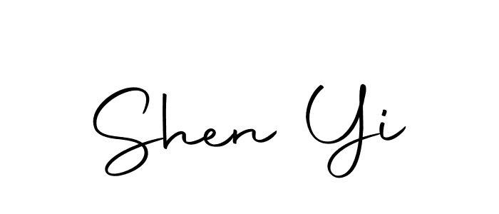 How to make Shen Yi name signature. Use Autography-DOLnW style for creating short signs online. This is the latest handwritten sign. Shen Yi signature style 10 images and pictures png
