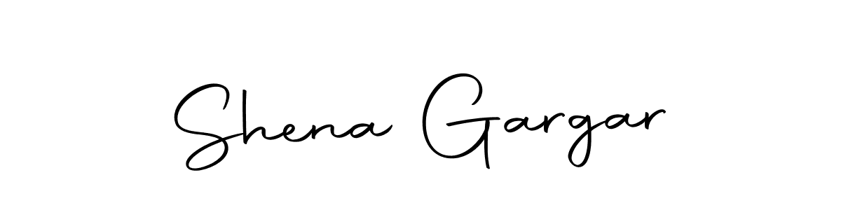 Similarly Autography-DOLnW is the best handwritten signature design. Signature creator online .You can use it as an online autograph creator for name Shena Gargar. Shena Gargar signature style 10 images and pictures png