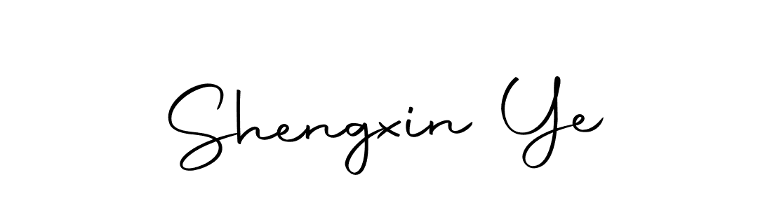 This is the best signature style for the Shengxin Ye name. Also you like these signature font (Autography-DOLnW). Mix name signature. Shengxin Ye signature style 10 images and pictures png