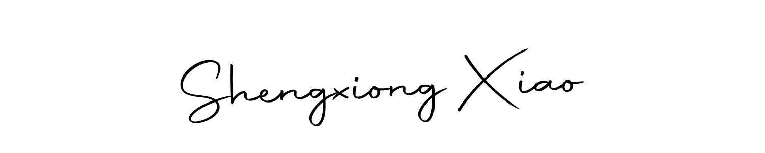 The best way (Autography-DOLnW) to make a short signature is to pick only two or three words in your name. The name Shengxiong Xiao include a total of six letters. For converting this name. Shengxiong Xiao signature style 10 images and pictures png