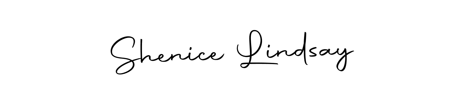 Autography-DOLnW is a professional signature style that is perfect for those who want to add a touch of class to their signature. It is also a great choice for those who want to make their signature more unique. Get Shenice Lindsay name to fancy signature for free. Shenice Lindsay signature style 10 images and pictures png