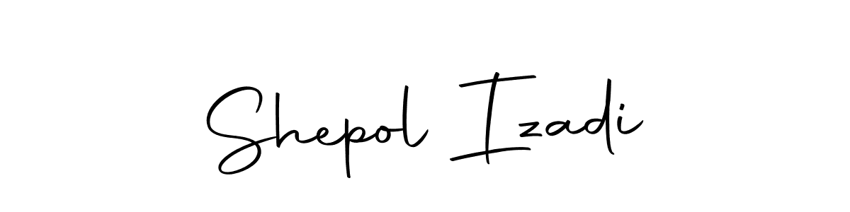 The best way (Autography-DOLnW) to make a short signature is to pick only two or three words in your name. The name Shepol Izadi include a total of six letters. For converting this name. Shepol Izadi signature style 10 images and pictures png