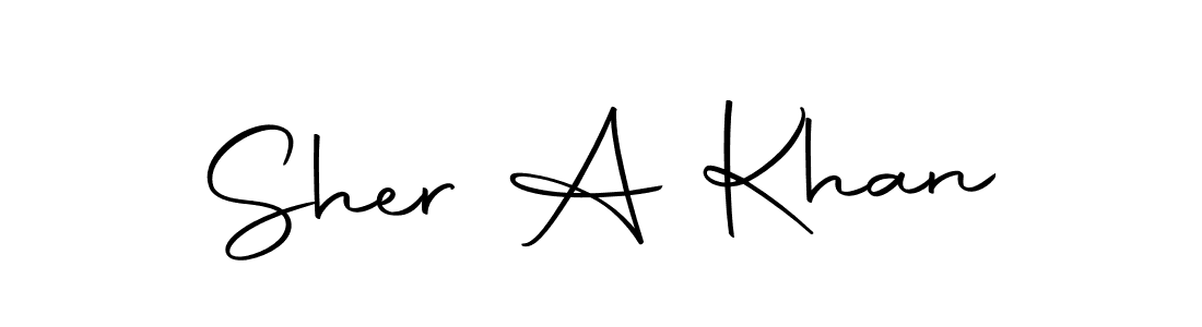 Use a signature maker to create a handwritten signature online. With this signature software, you can design (Autography-DOLnW) your own signature for name Sher A Khan. Sher A Khan signature style 10 images and pictures png